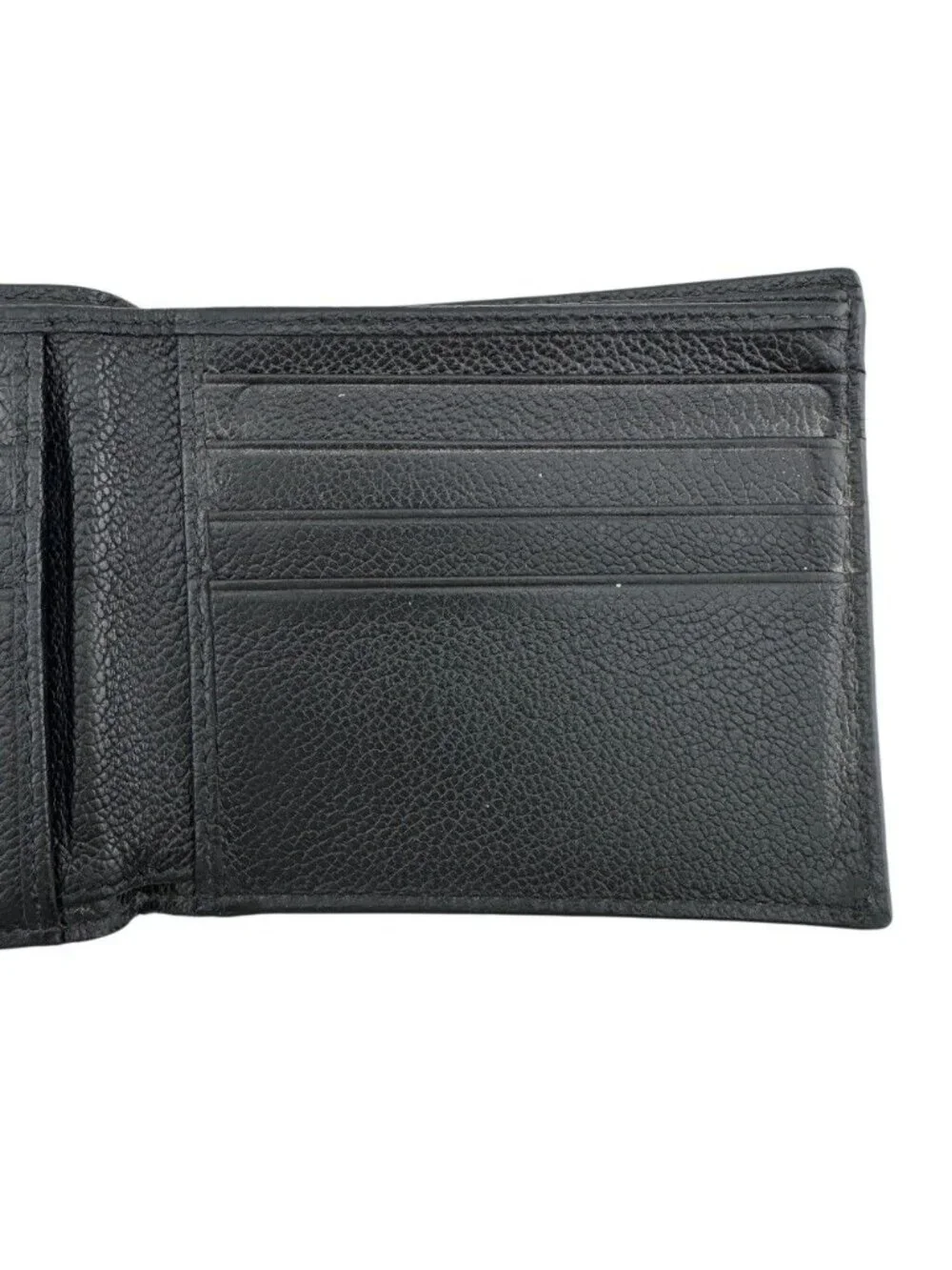 Prada Saffiano Leather Bifold Wallet Black